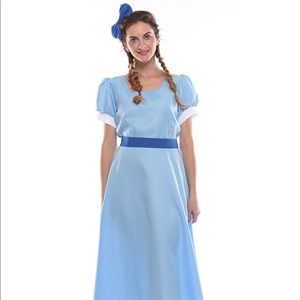 Wendy Peter Pan Costume, Blue dress, Halloween